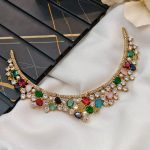 Navaratna Designer Short Neck Set - Image 3