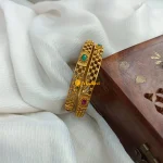 Antique Grid Bangles