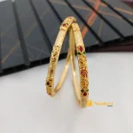 Gold Bangles Floral 4's - Image 3