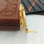 Gold Bangles Floral 4's - Image 2