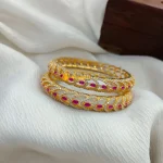 Ruby Bangles AD Stones 2s - Image 2