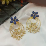 Blue Fancy Earrings