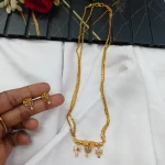 Sangu Chakra Namam in 2 Layer 18" Short Chain Set