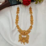 Lakshmi Floral Designer Short Neck Set - Image 2