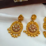 Antique Peacock Floral Kemp Short Neck Set - Image 2