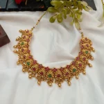 Antique Floral Short Neck Set - Image 3