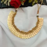 Antique Lakshmi Coins Short Neck Set - Image 3