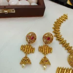 Designer Oval Multi Short Neck Set - Image 2