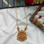 Lakshmi with Peacock Kodi Short Neck Set
