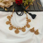 Lakshmi Coin Short Neck Set