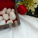 AD Floral J Earrings Screw Back