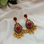 Kundan Heartine Earrings