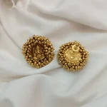 Antique Vinayagar Cluster Earrings - Image 2
