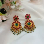 Floral Thilak Earrings
