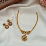 Floral Atigai Neck Set