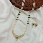 AD Thilak Peandant with 2 Layer Pearl Mala Short N