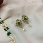 AD Thilak Peandant with 2 Layer Pearl Mala Short N - Image 3