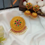 Beautiful Floral Pendant Set