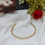 Floral White Stone Short Neck Set - Image 2