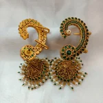 Antique Krishna EarCuff Jhumka - Image 2