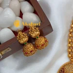 Lakshmi Pendant with 2 Layer Half Amla Mala Long N - Image 4