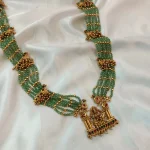 Lakshmi Swing 7 Layer Beads Long Neck Set - Image 2
