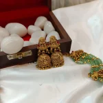 Lakshmi Swing 7 Layer Beads Long Neck Set - Image 3