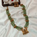 Lakshmi Swing 7 Layer Beads Long Neck Set