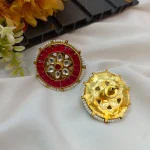 Fancy Kundan Earrings - Image 2