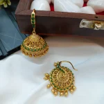 Antique Hook Jhumka - Image 2