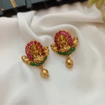 Antique Gajalakshmi Pendant Set - Image 2