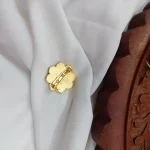 Floral Jadhu Brooch - Image 2