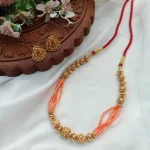 Antique Fancy Amla Ball Mala Set