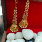 Traditional Jhumka with Maatil - Image 3
