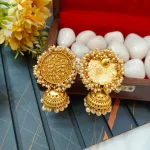 Pearl Clusters Bold Jhumka - Image 2