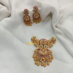Antique Designer Paecock Pendant Set