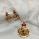 Antique Swan & Mango Pendant Set