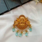 Antique Lakshmi Peacock Pendant Set - Image 2