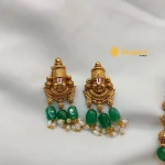 Perumal Pendant with Fancy Amla Ball and Green Bea - Image 2
