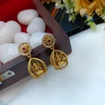 Lakshmi Devi Diya Earrings