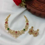 AD Leaf Designer Short Neck Set