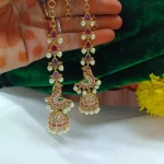Traditional Peacock Jhumka Mattil 890