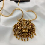 AD Lakshmi Pendant with 30" kodi Chain Long Neck S - Image 3