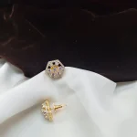 AD Hexagon Earrings - Image 2