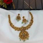 Twin Peacock Short Neck Set