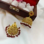 Floral Bold Jhumka - Image 2