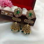 Antique Floral Jhumkas