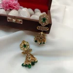 Antique Floral Jhumkas - Image 2