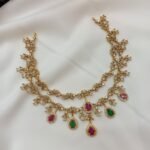2 Layer Thilak Short Neck Set - Image 2