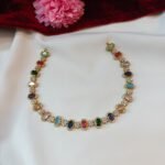 Milky Oval Stone Short Neck Set - Image 3